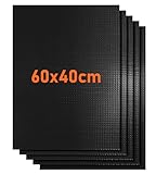 BBQ Grillmatte für Gasgrill 5er Set 40x60CM Grillmatten Grillplatte Gasgrill fur Holzkohlegril, Backmatte Backpapier Wiederverwendbar