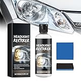 Scheinwerfer Aufbereitung Set, Scheinwerfer Polierset mit Schwamm Und Handtuch, Scheinwerfer Bedampfen Set Und PoliturReparaturwerkzeug für Gelbfärbung, Kratzen, Unschärfen (1Pcs)