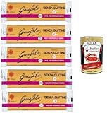 Garofalo Spaghetti Pasta senza Glutine, Glutenfreie Pasta aus Mais, Naturreis und Quinoa 5x400gr + Italian Gourmet polpa 400g