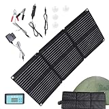 Auto-Batterie-Solarladegerät, 200-W-Solarladegerät, Batteriegenerator, leicht zu transportierende Größe, 12-24 V Faltbare wasserdichte automatische Pflegerin für Boot, Fahrt, Auto, LKW, Außengebrauch
