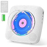 CD Player Kinder: Kegaudio Radio mit CD Player Tragbar CD Player Bluetooth Tragbarer CD Player mit Lautsprecher Frontanzeige Fernbedienung Unterstützung Timer USB-Wiedergabe AUX-Wiedergabe