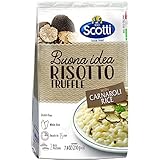 Riso Scotti - 210g Risotto Tartufo - Risottoreis die Nr. 1 in Italien - Risotto Reissorte für vielfältige Genusserlebnisse – Risotto Milanese – Die edle Variante mit Trüffel