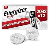 Energizer CR2032 Batterien, Lithium Knopfzelle, 12 Stück Amazon Exklusiv