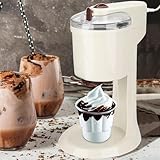 EIS Maker -Maschine Mit Kompressor, Weiche Eismaschine, Vollautomatischer Mini -Frucht -Eiscreme -kegelhersteller Für Home Einfacher Vorschubbetrieb