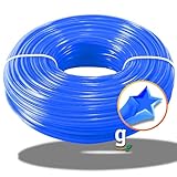 Gardazon Trimmerfaden Nylon - 2,0 mm x 100 m (Sternprofil) - Mähfaden für Akku-Rasentrimmer - Ersatzfaden für Rasenmäher-Spule, Stahl Nylonfaden Trimmerschnur, Trimmer, Faden, Line, String, Rasen