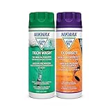Nikwax Vaude Nikwax Tech Wash +TX-Direct, 2x300ml Bekleidungswaschmittel, transparent, 300 ml (2er Pack)