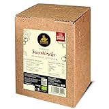 Klimmek Premium - 100% purer Bio Sauerkirschsaft ohne Zucker - Direktsaft - 3 L Muttersaft in der Bag in Box mit Zapfhahn
