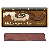 Zotter Handgeschöpfte Schokolade Schokomousse mit Rum 70 g
