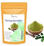 250g Moringa Blätter Pulver PREMIUM PLUS - Getrockneter Moringa Gemahlen - Infusion von Moringa, Moringa Tee, Moringa Tee - Nährstoffreich - 100% natürlich, rein und ohne Zusatzstoffe - TazarinLtd