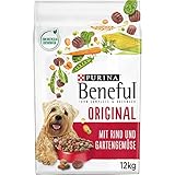 Beneful Original Hundefutter trocken, mit Rind und Gartengemüse, 1er Pack (1 x 12kg)