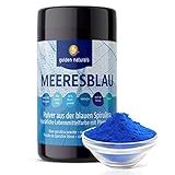 Golden Naturals Blaues Spirulina 100 g – Blue Spirulina Pulver, natürliche Lebensmittelfarbe Mikroalge, Phycocyanin