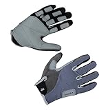 VANZACK Wanderhandschuhe Vollfinger - Trainingshandschuhe für Outdoor-Sport Grau Größe L Material
