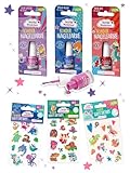 FruchtBar Wunderbunt Set mit Kinder-Nagellack und Haut-Tattoos, 6er Set für Kinder ab 3 Jahren