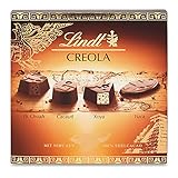 Lindt Schokolade Creola Pralinen | 165g | Pralinés-Schachtel mit 15 Pralinen in 4 köstlichen Sorten ohne Alkohol mit Kakao Nibs aus 100 % Edelkakao | Pralinengeschenk | Schokoladengeschenk