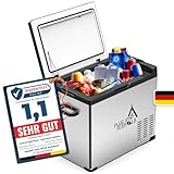 PLUG IN FESTIVALS - elektrische Kühlbox - Kompressor Gefrierbox bis -20 Grad - Kühlbox Auto - Camping Kühlschrank - Powerstation zum Kühlen - 12V 230V - 50 Liter