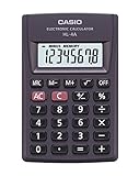 Casio HL-4A Taschenrechner Anthrazit Display (Stellen): 8 batteriebetrieben (B x H x T) 56 x 9 x 87m, 1 Stück