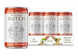 DOUBLE DUTCH Indian Tonic Water | 24 x 150ml dosen | 100% natürliche Inhaltsstoffe | Kalorienarm | Mixer Cocktails | Ohne künstliche Farb, Konservierungs oder Geschmacksstoffe (24 x 150ml)