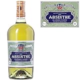 Absinth ALANDIA Verte | Ohne Farbstoff | Original Rezeptur aus dem 19. Jh. | Traditionelle Herstellung | 65% Vol. | (1x 0,5 l)
