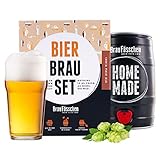 BrauFässchen | Geschenk für Männer | Bierbrauset zum selber Brauen | IPA im 5L Fass | In 1 Woche gebraut | Mach dein eigenes Craft Beer mit BrauFässchen