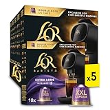 L'OR Barista Kaffeekapseln Lungo Profondo, exklusiv für L'OR Barista Maschinen, 5er Pack, 5 x 10 Kapseln