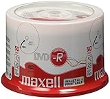 50 Maxell DVD-R 4,7 GB 16x print Cake