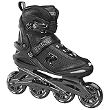 Roces Herren ICON Inline-Skates, Black-Dark-Charcoal, 43