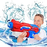 Wasserpistole Kinder 1200ml Wasserpistole Mit Großer Reichweite Wasserspritzpistole Wasserpistolen Wasserspritzpistolen Reichweite 10-11 Meter Water Gun Garten für Kinder und Erwachsene