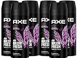 6x Axe Bodyspray Excite ohne Aluminiumsalze 150 ml