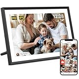 ApoloSign Digitaler Bilderrahmen 25,6 cm (10,1 Zoll), Frameo digitaler Fotorahmen, WLAN-Wolkenrahmen mit 32 GB Speicher, 1280 x 800 HD IPS-Touchscreen, automatische Rotation u