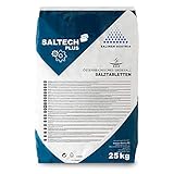 SALTECH Plus Salztabletten im 25kg Sack für Wasserenthärtungsanlagen, Entkalkung & Elektrolyse I Hochreines Regeneriersalz (99,9 NaCl) mit höchster Löslichkeit für sauberes & weiches Wasser