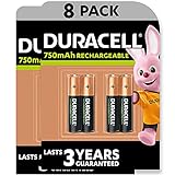 Duracell Rechargeable AAA 750 mAh Micro Akku Batterien HR03, 8er Pack [Amazon exklusiv]