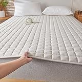 Atmungsaktive tragbare Klappmatratze – weicher flauschiger Futon für Camping, Bodenliege & einfache Lagerung – bequeme Schlafmatratze für Zuhause & Reisen