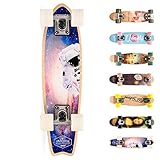 meteor Skateboard Kinder Mini Cruiser Kickboard Skateboard mädchen Rollen Board Skateboards Deck Retro Skateboard Jungen Mini Board Skateboard Kinder Vintage miniboard