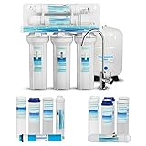 Geekpure 5 Stufen Umkehrosmose Trinkwasser Filter System-Plus 7 zusätzliche Filter kostenlos-75GPD