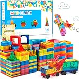 AQXONG 120Pcs Magnetische Bausteine Spielzeug, Magnetisches Bauspielzeug, Puzzle Baustein, Magnetisches Konstruktions Spielzeug für Kinder, Geeignet für Jungen und Mädchen ab 3 Jahren