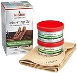 NIGRIN Performance Leder-Pflege, pflegt mit natürlichen Ölen und Wachsen, farbauffrischend, 2x250ml