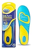 Scholl GelActiv Einlegesohlen Everyday für Freizeitschuhe von 40-46,5 – Einlagen mit verbesserter Komfort durch doppelte Polsterung – Herren – 1 Paar Gelsohlen