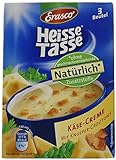 Erasco Heisse Tasse Käse-Creme mit Croûtons, 12er Pack (12 x 450 ml Beutel)
