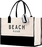 KUOL-KIDS Strandtasche Groß Familie XL Strand Taschen Damen Faltbare Beach Bag Herren Tote Wasserdichte Strandzubehör Sporttasche Freizeittasche Schultertasche Einkaufstasche Tragetasche Beach