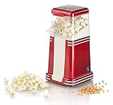 Rosenstein & Söhne Popkornmaschine: XL-Heißluft-Popcorn-Maschine für bis zu 100 g Mais, 1.200 Watt (Popcornmaschine Heißluft, Heißluft Popcorn Maker, Geburtstag)