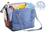Xcase Kühltasche 12V: Elektrische 12-V-Thermo-Kühltasche fürs Auto, 35 l (Elektrische faltbar, Autokühltasche, Gefriertasche elektrisch)