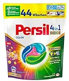 Persil 4in1 Color DISCS (1 x 44 Waschladungen), Waschmittel mit Tiefenrein Technologie, Colorwaschmittel für reine Wäsche und hygienische Frische für die Maschine