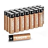 Lepro AAA-Batterien, 24 Stück, 1200mAh, 3-in-1-Alkalibatterien, 1,5Volt, auslaufsicher, korrosionsbeständig, LR03 MN2400 AAA-Batteriepack für Uhren, Fernbedienungs, Maus, Taschenlampe UVM