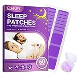 Omlalayi 60 Stück Schlafpflaster, Tiefschlafpflaster für Erwachsene, Ganz Natürliche Schlaf Patches zur Verbesserung der Schlafqualität, Müdigkeit zu Reduzieren, Schlafhilfe-Patches für Männer Frauen