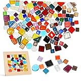 SEWACC Packung Unregelmäßige Kristall Mosaiksteine Bunte Glassteine Glatt Poliert Diy Basteln Dekoration Vielseitig Sicher Vielseitig Einsetzbar