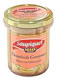 Saupiquet Rio Mare Gourmet Thunfisch-Filets in Olivenöl, Hochwertiges Olivenöl, Ganze Filets im Glas, von Hand verarbeitet, das Beste vom Thunfisch, Premium-Filets für besondere Anlässe, 180g