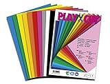 PLAY-CUT, Tonpapier, A3, 130g/m2, 50 bogen, 10 farben, Mikstur farbe, PH12300-99