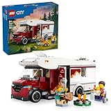 LEGO City Abenteuer-Wohnmobil - Ostergeschenke für Kinder - Wohnwagen Spielzeug für Jungen und Mädchen ab 6 Jahren - Inkl. 3 Minifiguren und Camping Zubehör - 60454