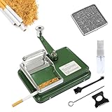 BeGrit Zigarettenstopfmaschine Stopfmaschine für Zigaretten 8mm Knopf Zigarettenstopfer Manuell drehmaschine zigaretten mit Zubehör Aufbewahrungsbox für einfache und konsistente Zigarettenherstellung