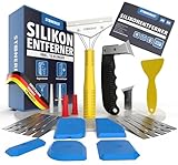 STONE REEF Silikonentferner Set Werkzeug zum silikonentfernen - Inkl. Fugenmesser, Fugenhai, Fugenkratzer - Silikonentferner Silikonfugenentferner